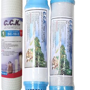 فیلتر مرحله اول، دوم و سوم دستگاه تصفیه آب خانگی سی سی کا